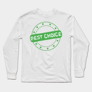 Best choice Stamp Icon Long Sleeve T-Shirt